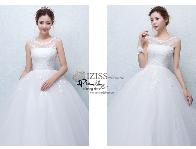 BR141 **พรีออเดอร์**ชุดแต่งงาน&ชุดเจ้าสาวแบบยาวสีขาวเกรดพรีเมี่ยม เปิดไหล่ มีแขน หรูหราน่ารัก สวยโดดเด่นไม่ซ้ำใคร