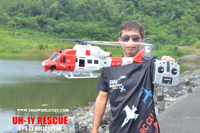 UH-1Y HUEY RESCUE GPS HELICOPTER GOOSKY E2