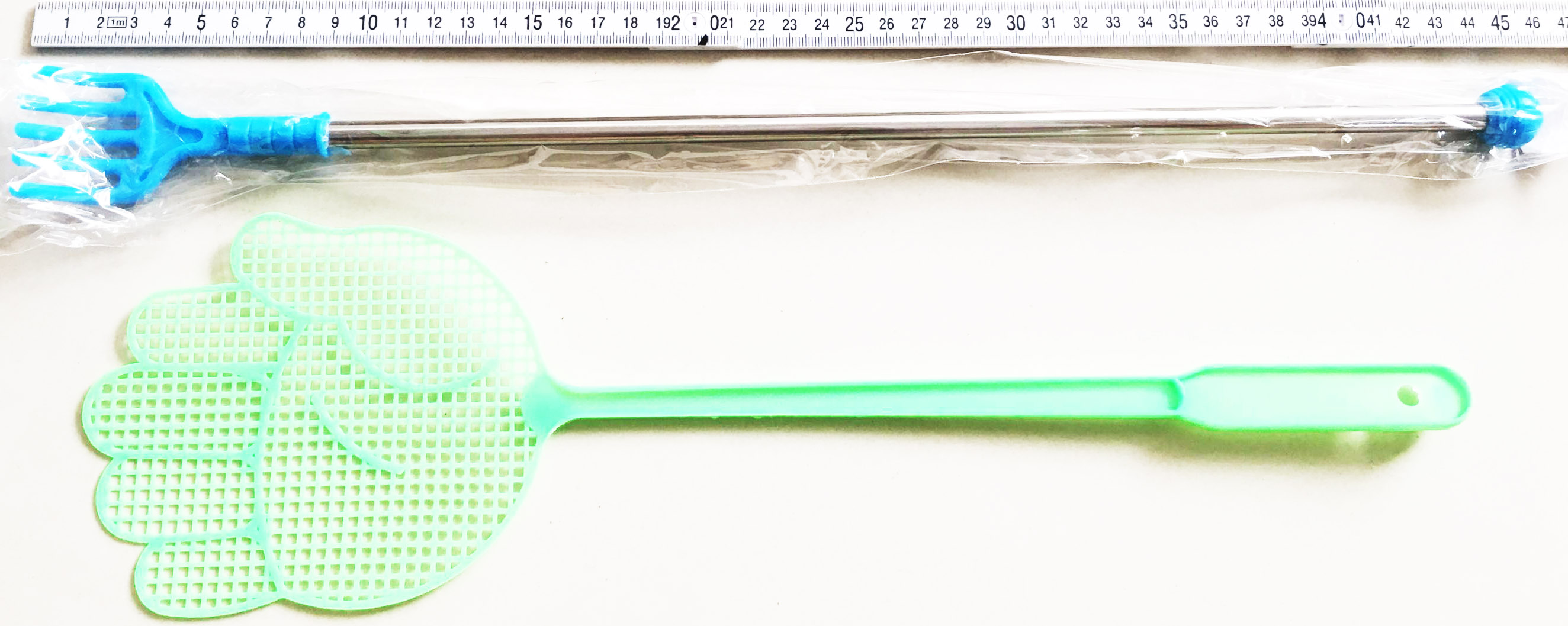 ไม้เกาหลังสแตนเลส+ไม้ตีแมลงวัน 45 ซม.