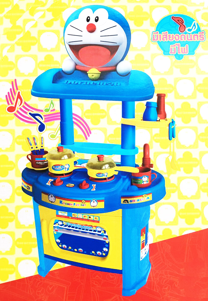 ชุดครัวโดราเอม่อน มีเสียง มีไฟ กล่องใหญ่ (ลิขสิทธิ์แท้)