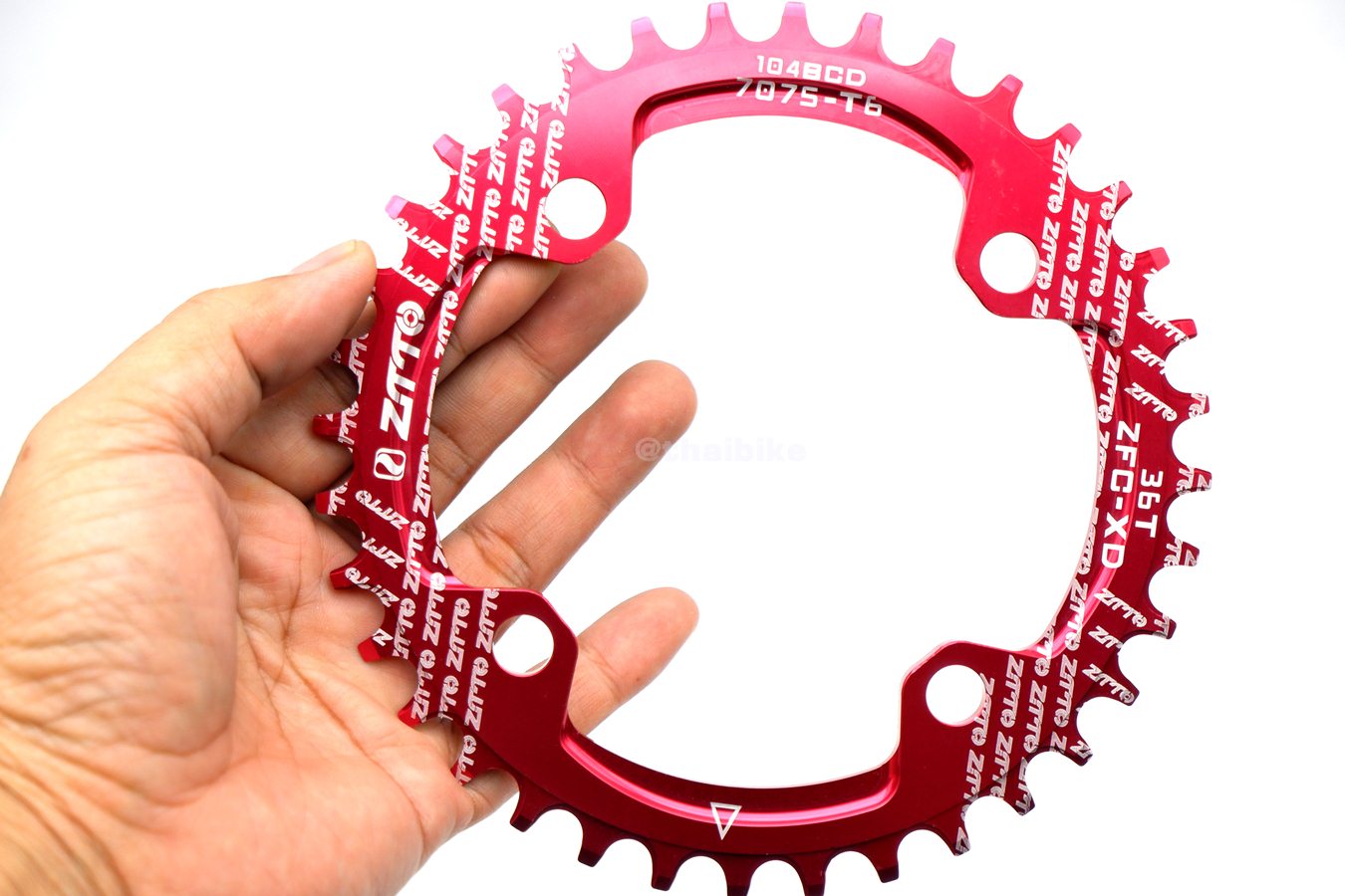 ใบจานจักรยานเสือภูเขาแบบชั้นเดียว ZTTO 104BCD 32/34/36T Chainring Crankset
