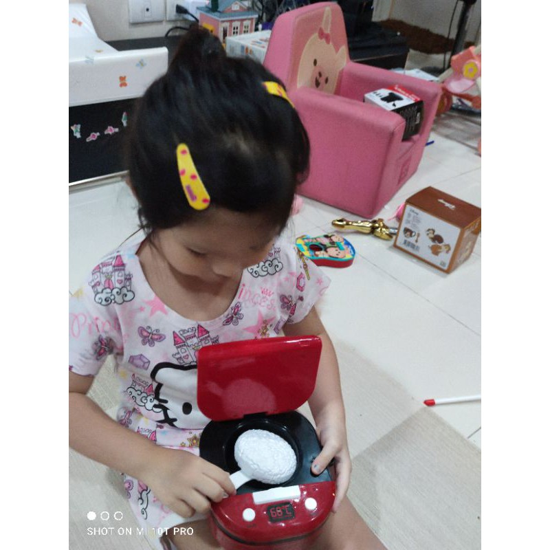 หม้อหุงข้าวเด็ก หม้อหุงข้าวของเล่น ของเล่นหม้อหุงข้าว