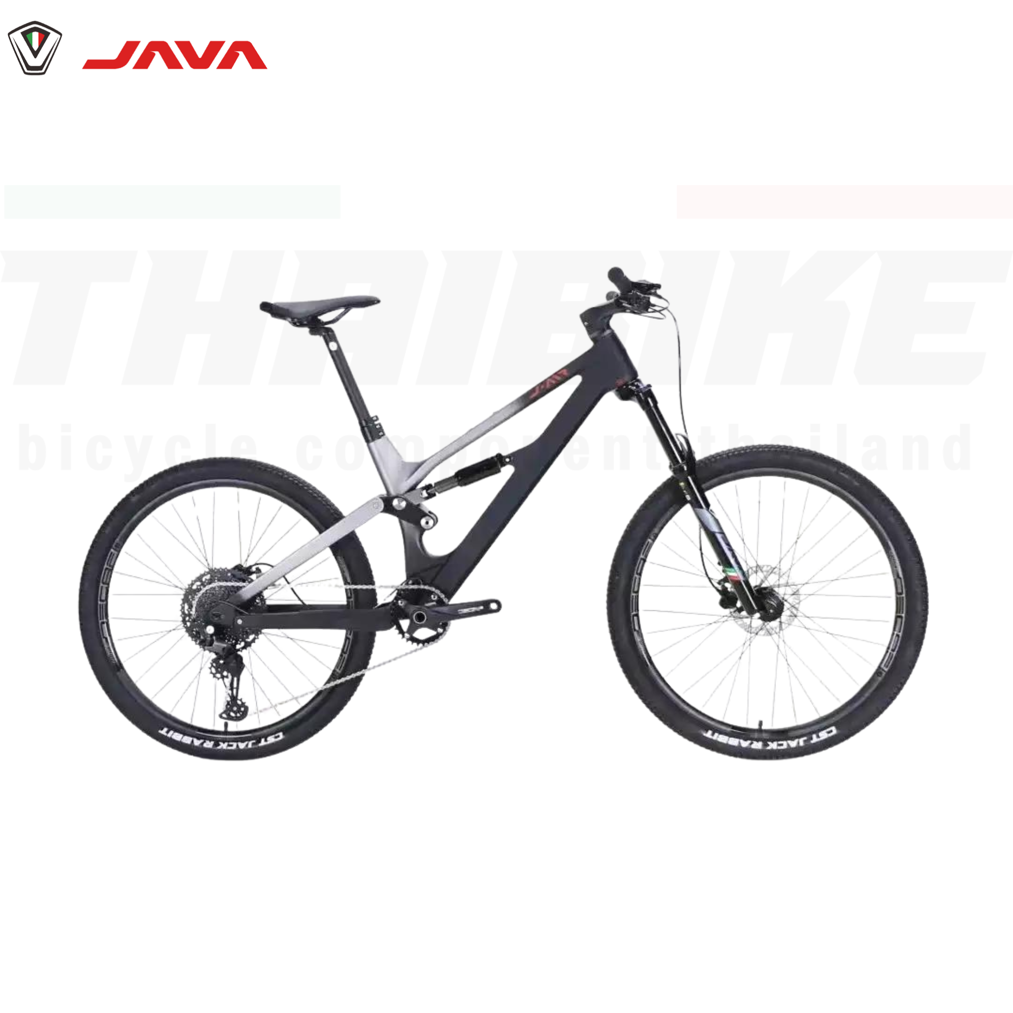 รถจักรยานเสือภูเขาคาร์บอน JAVA SALTAFOSSI Fullsuspension 27.5 SHIMANO 12SPD