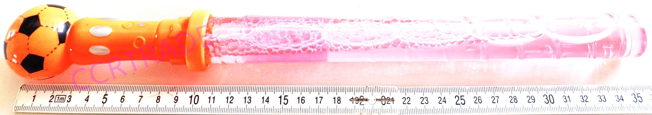 กระบองเป่าฟองฟุตบอลสีสด 37 ซม.กล่อง(1x24)