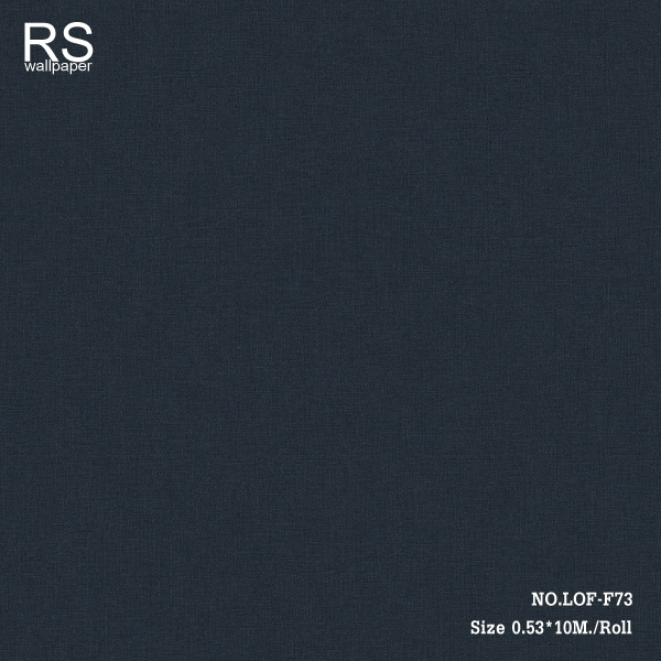 วอลเปเปอร์เทกเจอร์ผ้าพื้นสีน้ำเงินเข้ม(สีน้ำทะเลลึก) LOF-F73