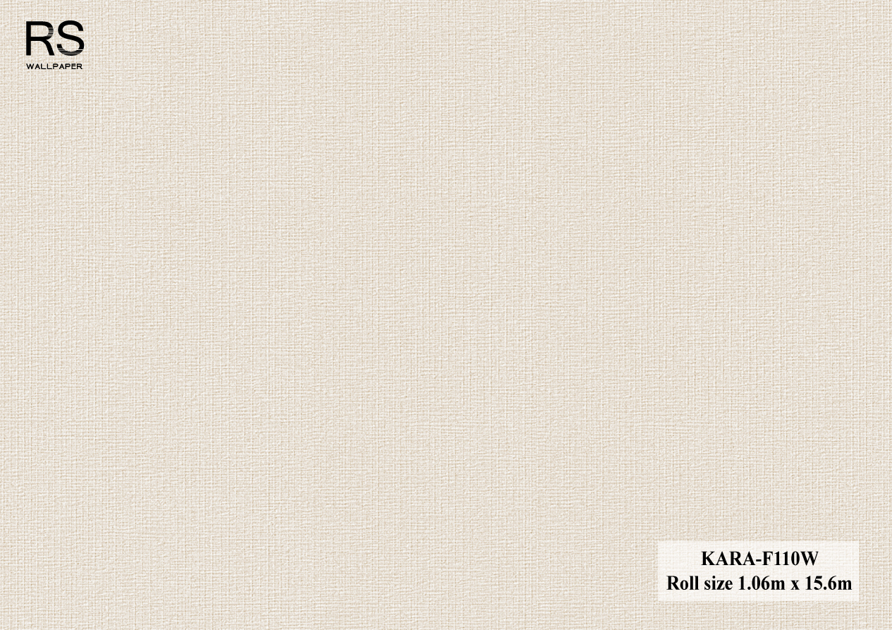 วอลเปเปอร์ สีน้ำตาลอ่อน KARA-F110W