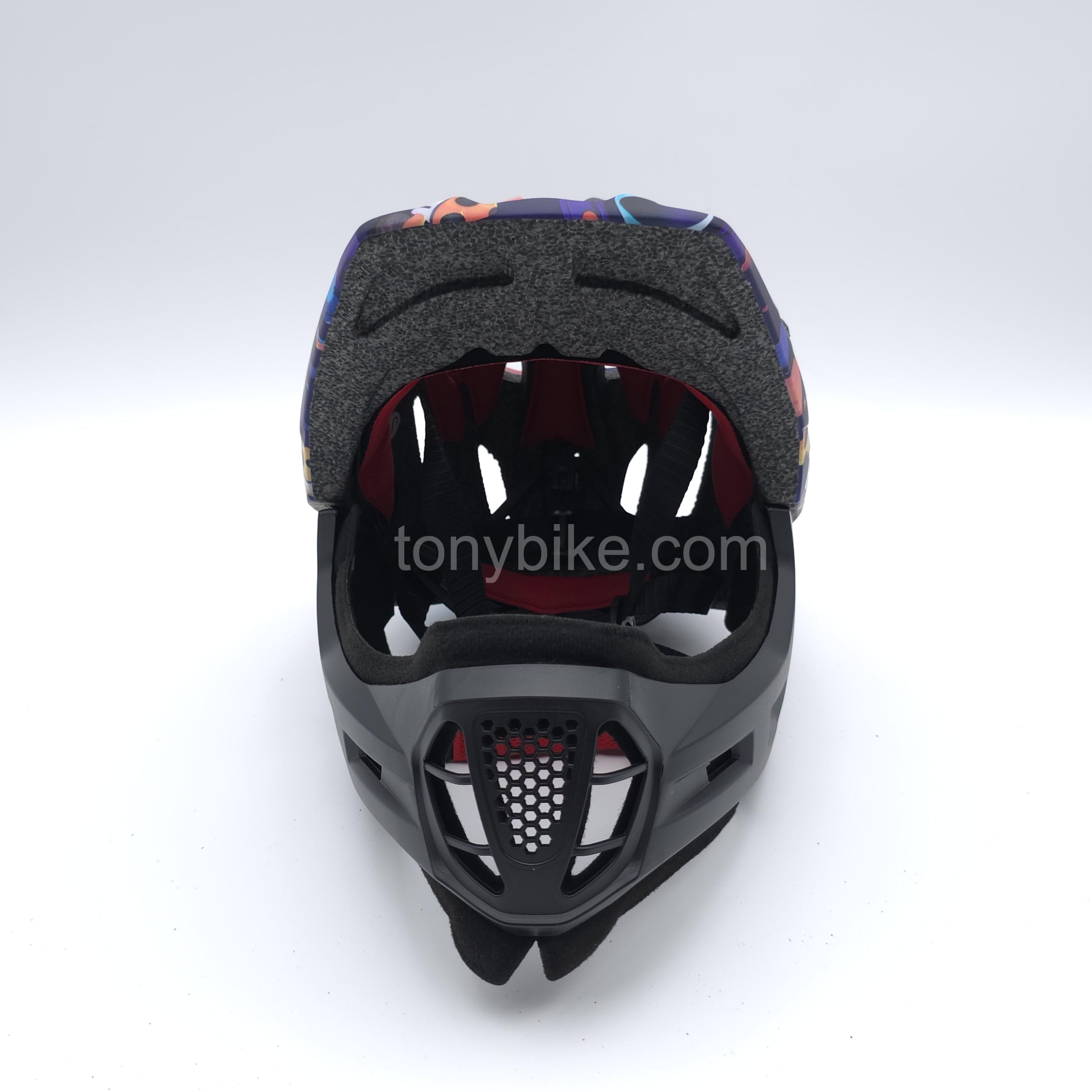 หมวกจักรยานเด็ก เต็มใบ สีฟ้า ลายอวกาศ 46-53 ซม. สำเนา