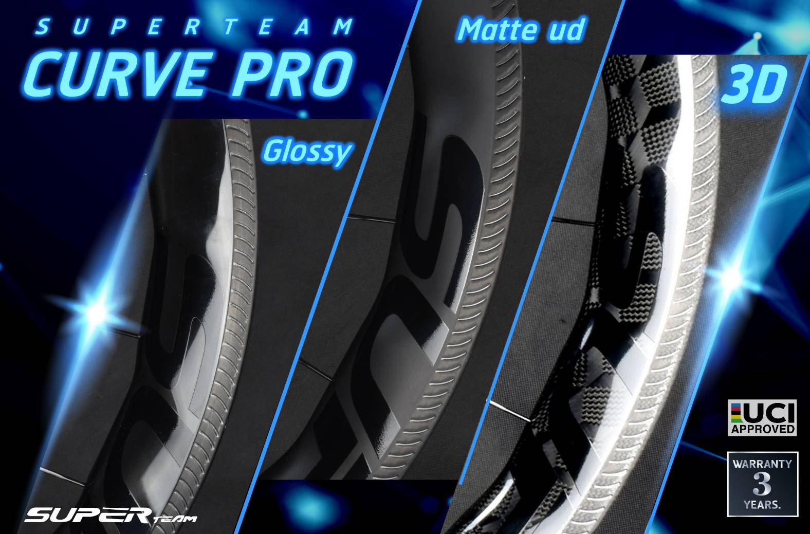 ล้อจักรยานเสือหมอบคาร์บอน SUPERTEAM CURVE PRO CERAMIC ล้อที่เร็วที่สุด
