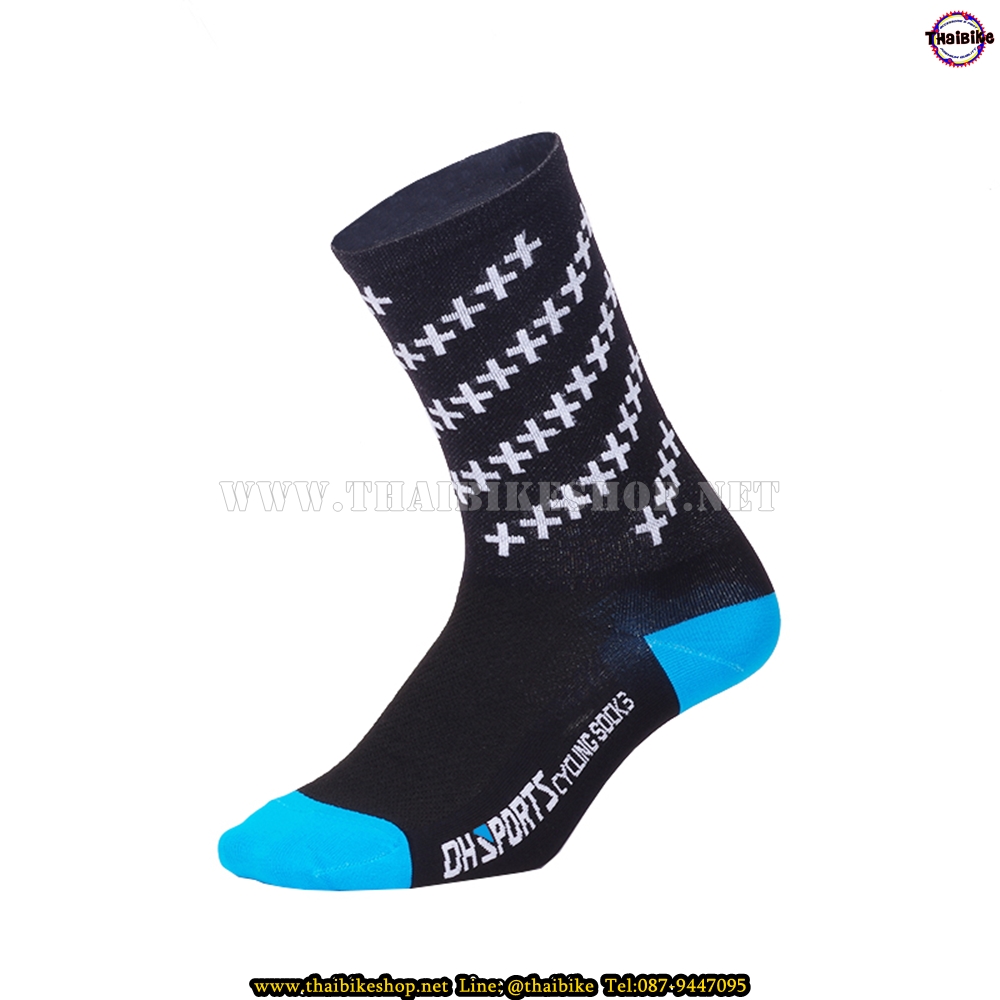 ถุงเท้าจักรยาน ถุงเท้ากีฬาออกกำลังกาย วิ่ง DH SPORT รุ่น DH18 สำหรับเท้าไซต์39-46