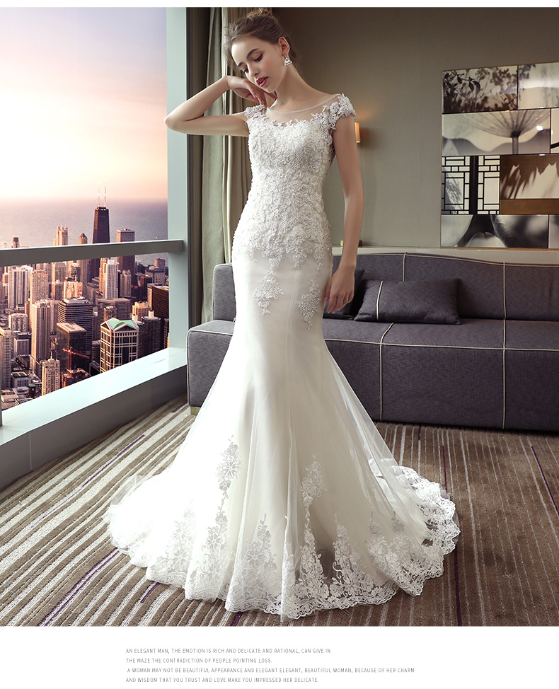 BR248 **พรีออเดอร์**ชุดแต่งงาน&ชุดเจ้าสาวแบบยาวสีขาวเกรดพรีเมี่ยม เปิดไหล่ มีแขน หรูหราน่ารัก สวยโดดเด่นไม่ซ้ำใคร