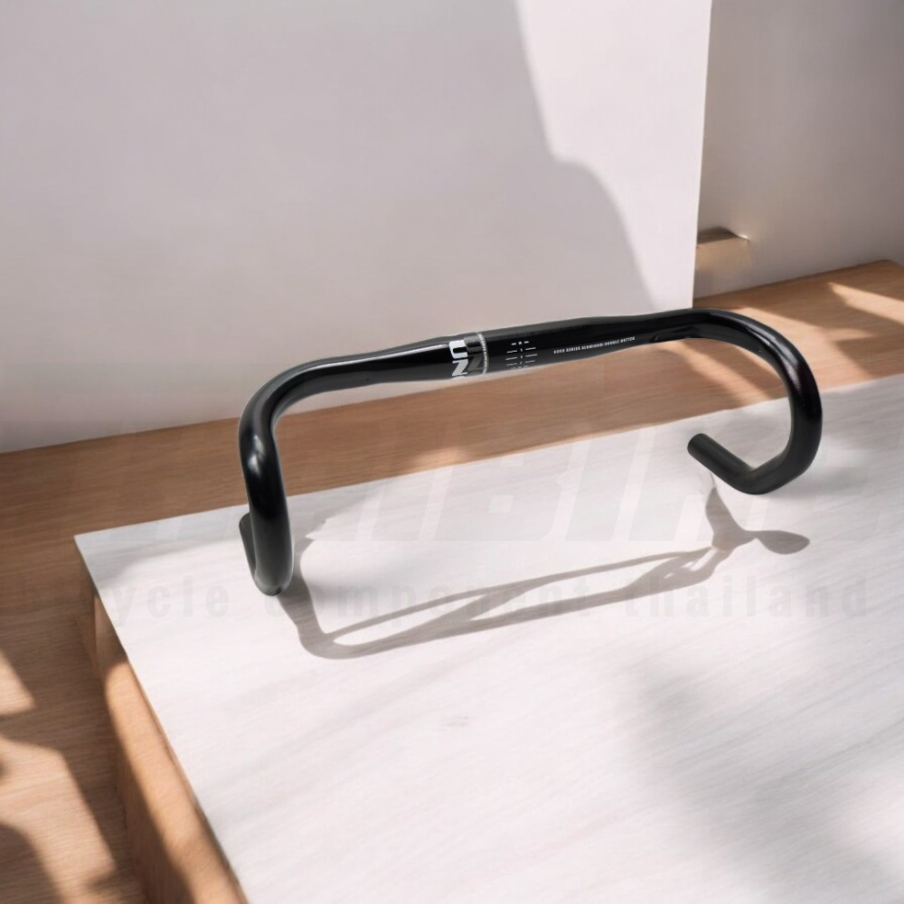 UNO HBTM13 แฮนด์จักรยานเสือหมอบ 31.8 อลูมิเนียม 6061 DB Drop131 Reach84