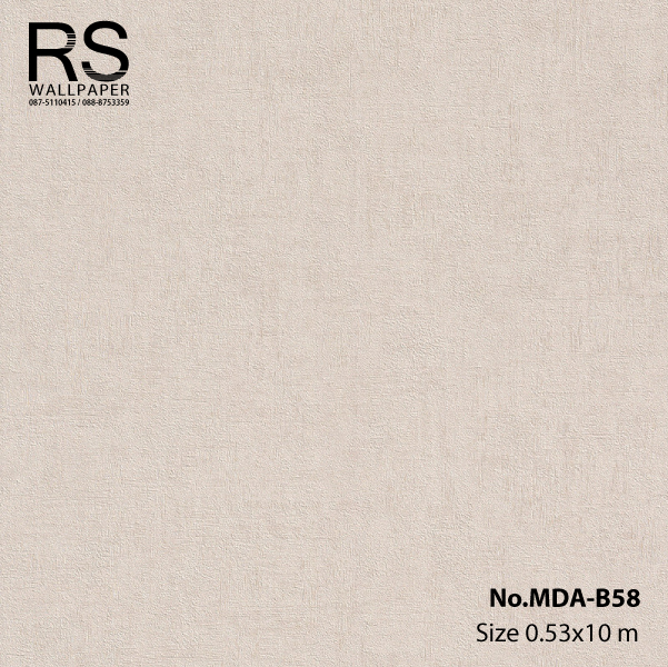 วอลเปเปอร์เทกเจอร์ปูนพื้นสีน้ำตาลอ่อน MDA-B58