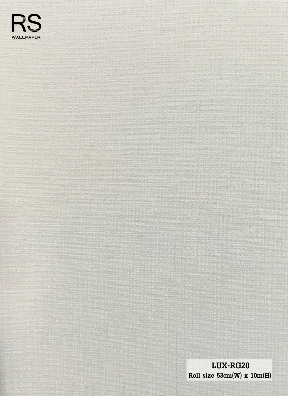 วอลเปเปอร์สีขาว มีกลิตเตอร์สีเงิน LUX-RG20