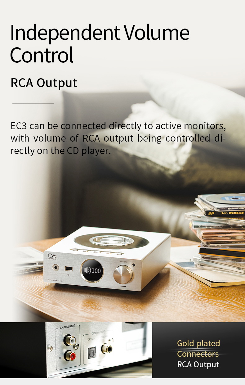 [PreOrder เท่านั้น] Shanling EC3 เครื่องเล่น CD ตั้งโต๊ะ ระดับเรือธง ประกันศูนย์ไทย