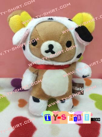 ตุ๊กตา คุมะ 12 ราศรี สูง 5นิ้ว x 3.5นิ้ว มีไข่ปลา