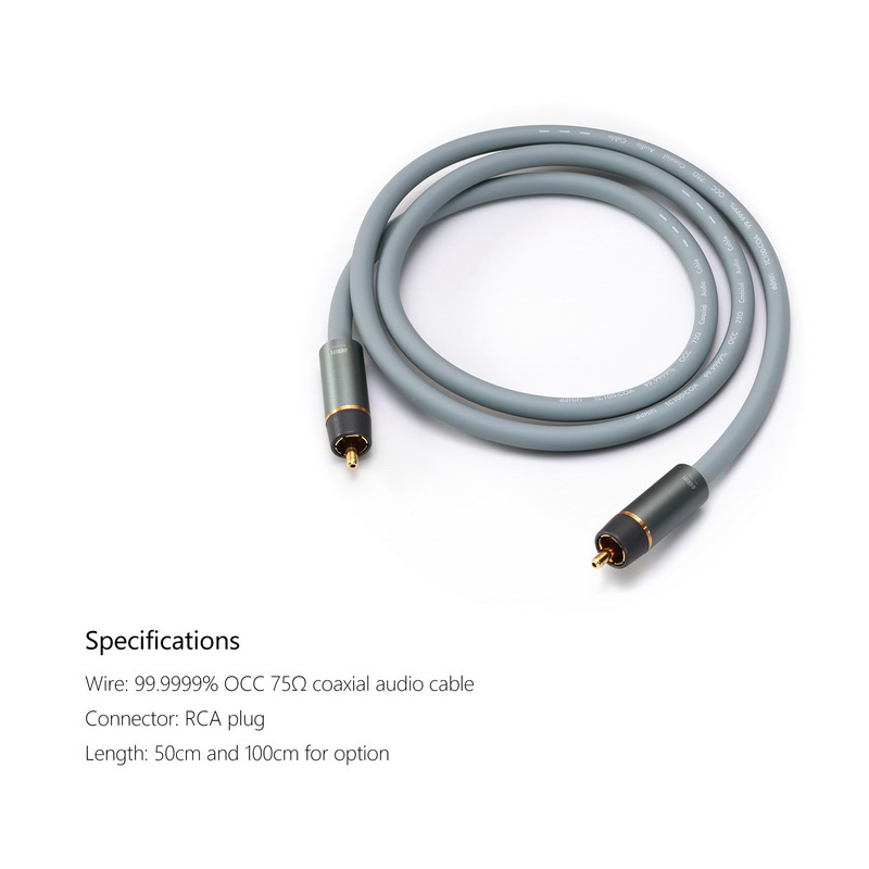 DD RC100C สาย Coaxial สายสัญญาณเสียงเกรดพรีเมี่ยม