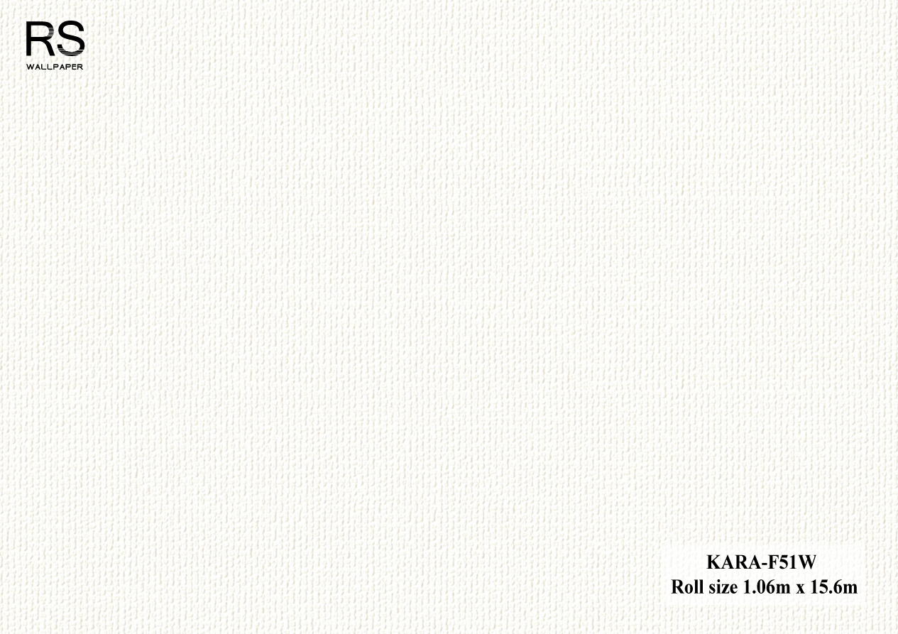 วอลเปเปอร์ สีขาว KARA-F51W
