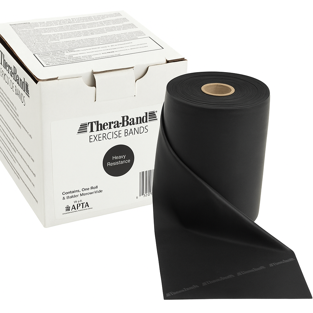 แผ่นยางยืดออกกำลังกายTheraBand ขนาด 45.5 เมตร (50 หลา) USA