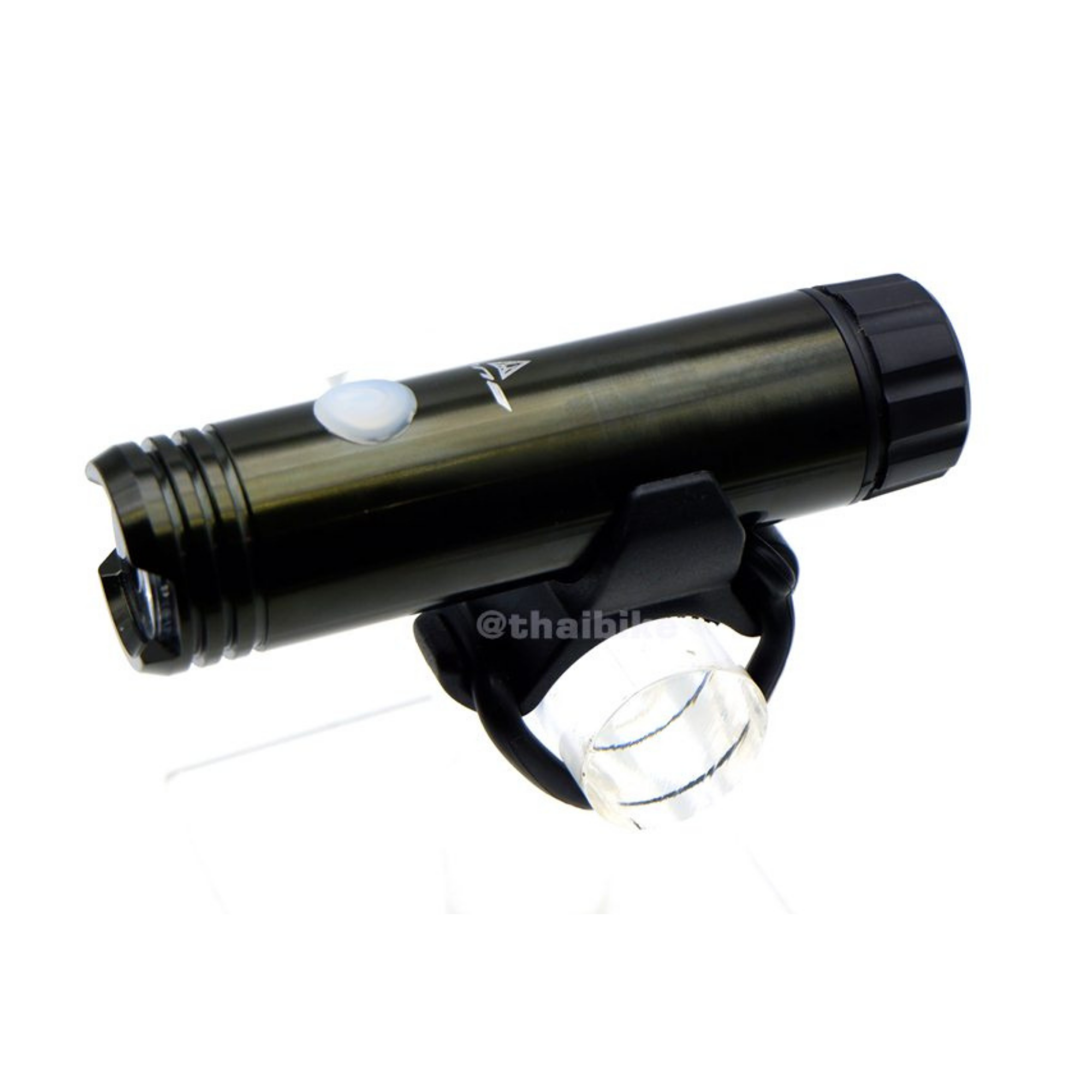 ไฟหน้าจักรยานแบบชาร์จ BUG ทรงกลม รัดแฮนด์ 31.8