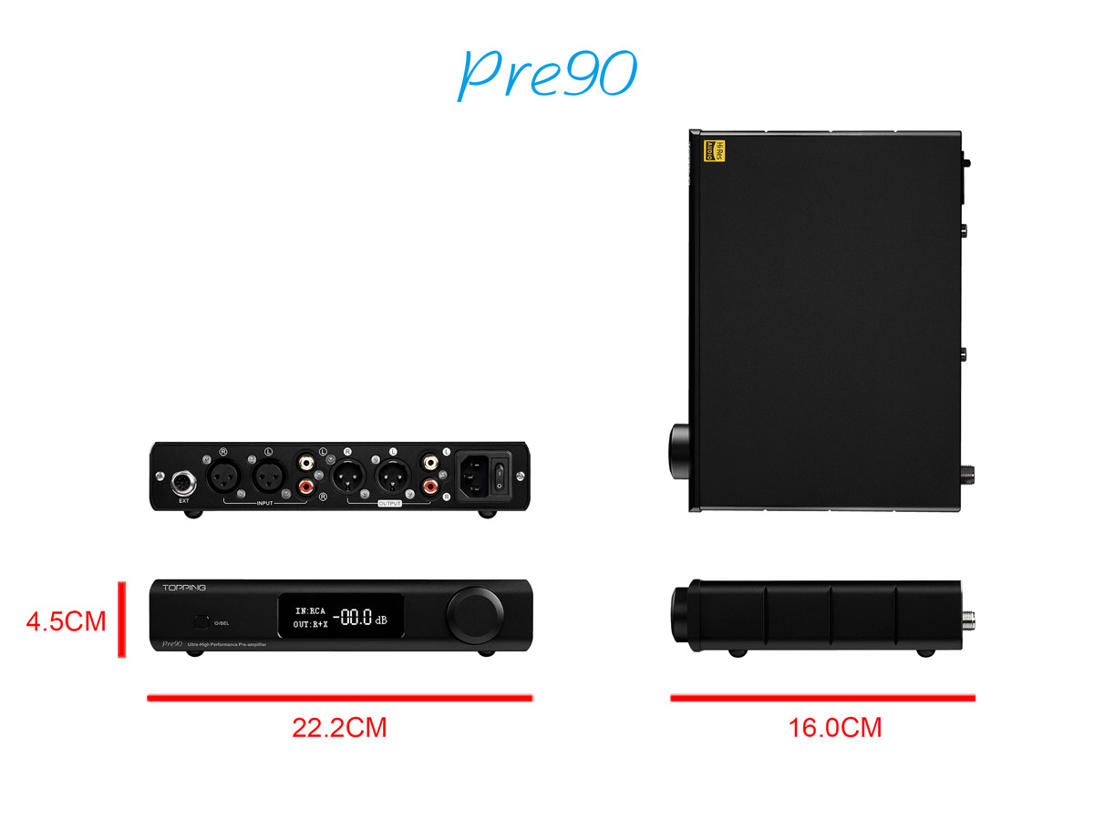 ขาย Topping Pre90 ปรีแอมป์ Preamplifier ระดับ Hi-Res