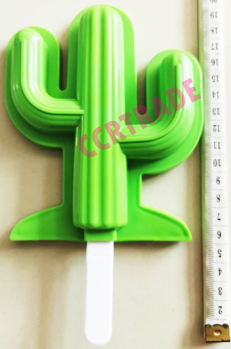 แม่พิมพ์ไอติมซิลิโคน+ฝาปิดกระบองเพชร 11x19 ซม.