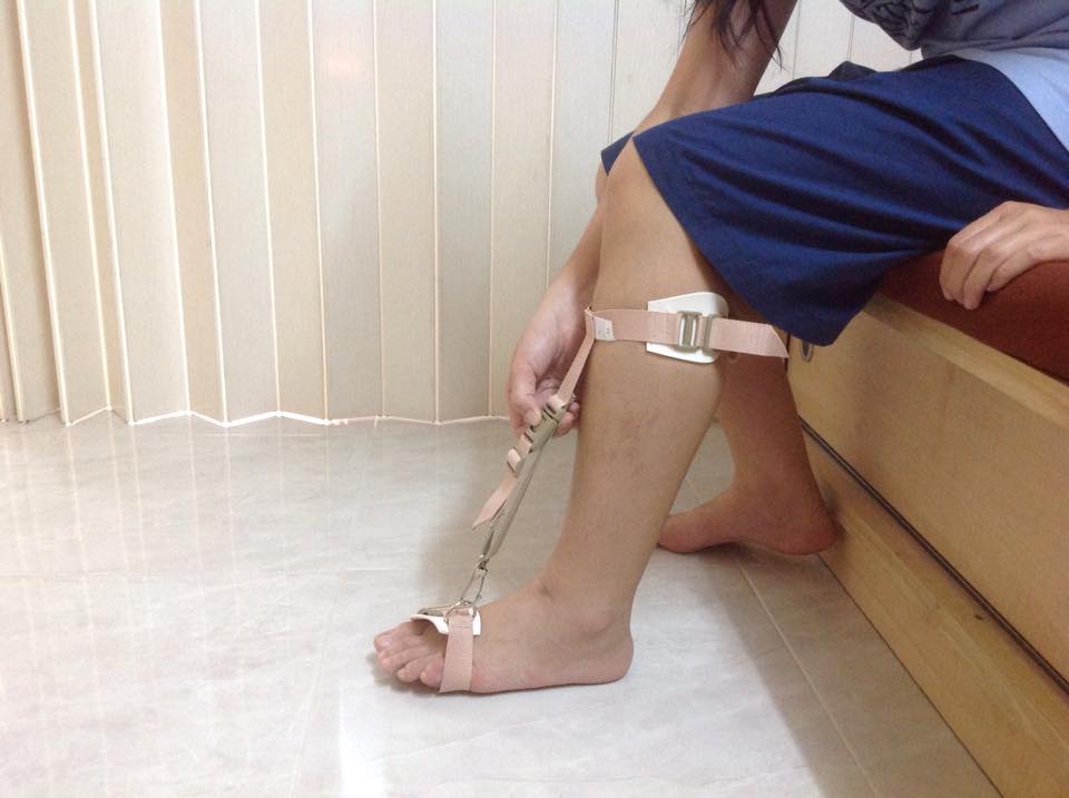 พยุงเท้าตก [Foot Sling] สายรัดกระดกเท้า (Foot up) กันปลายเท้าตก เท้าแกว่ง สายรัดพยุงข้อเท้า สายรัดพยุงปลายเท้า ที่ประคองปลายเท้า