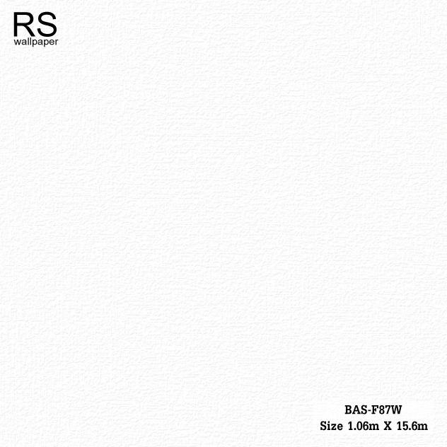 วอลเปเปอร์ สีขาว BAS-F87W