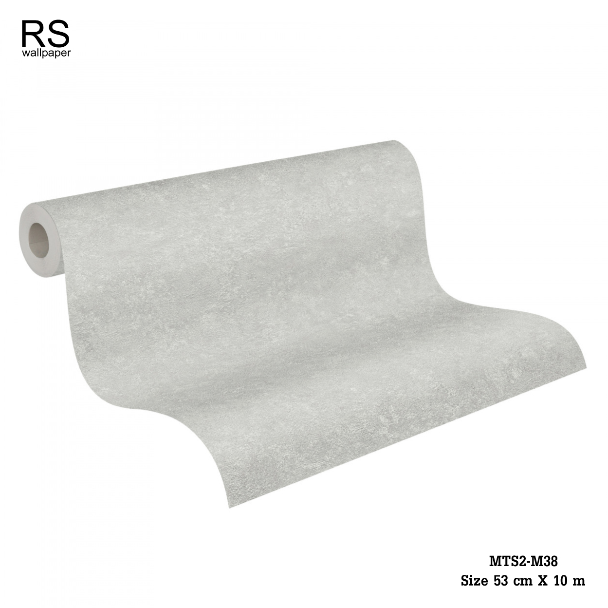 วอลเปเปอร์ ลายปูนเปลือยสีเทา MTS2-M38