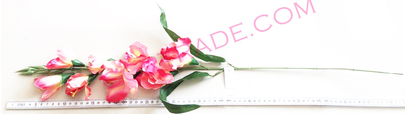 ดอกกล้วยไม้ 8 ดอกก้านยาว คละสี 78 ซม.