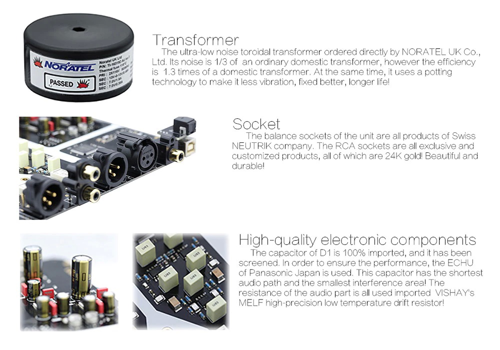 ขาย SMSL VMV D1 DAC ตั้งโต๊ะระดับ Hign-end รองรับ Hi-Res ประกันศูนย์ไทย