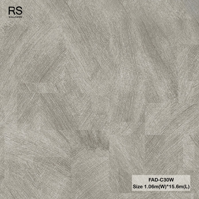 วอลเปเปอร์สไตล์โมเดิร์นลายเรขาคณิต สีน้ำตาล FAD-C30W