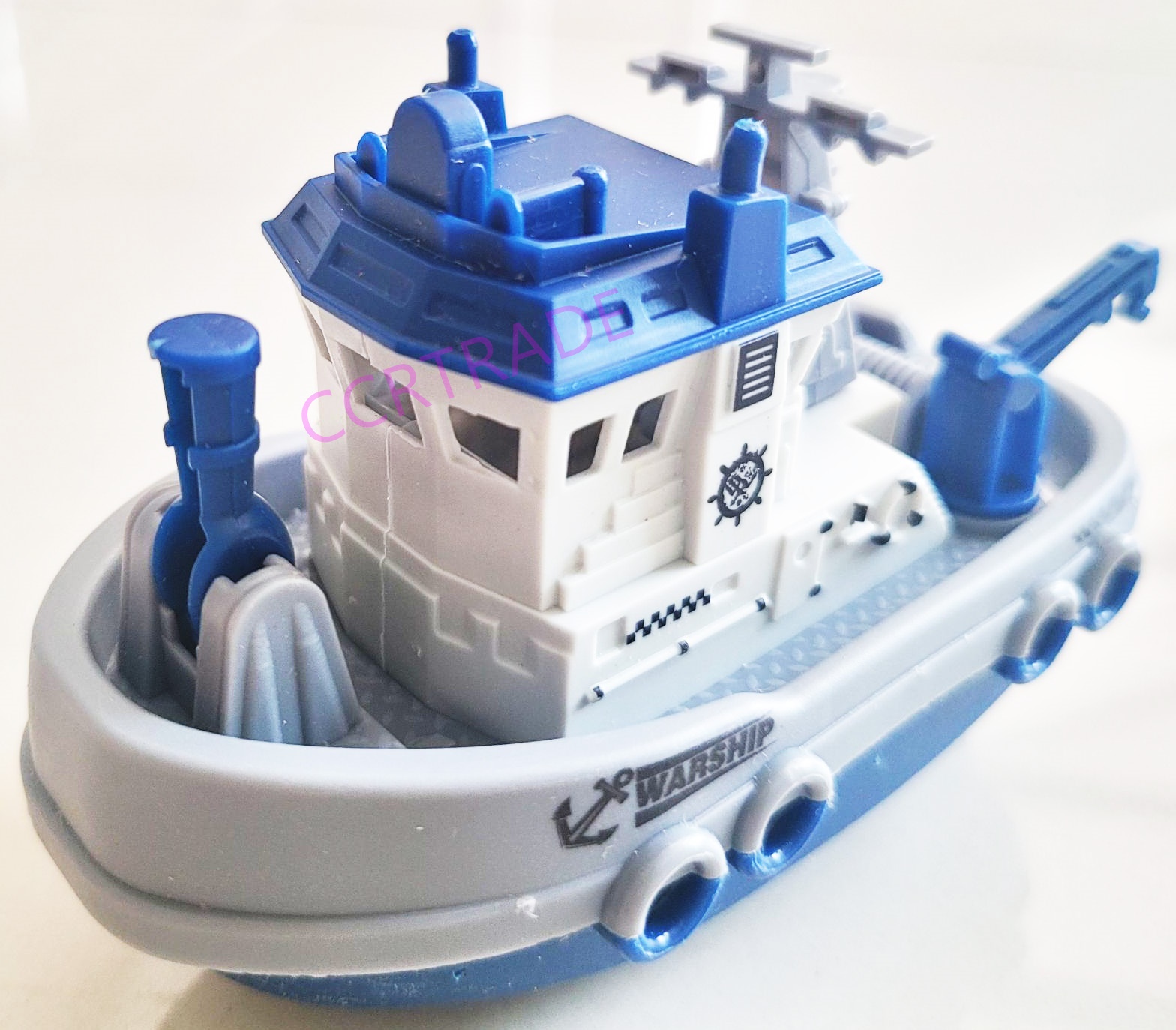 เรือประมง+รถบัสโมเดล มีลานถาด 36 ซม.