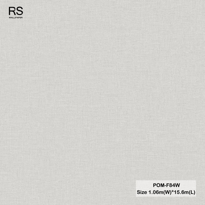 วอลเปเปอร์ สีเทา POM-F84W