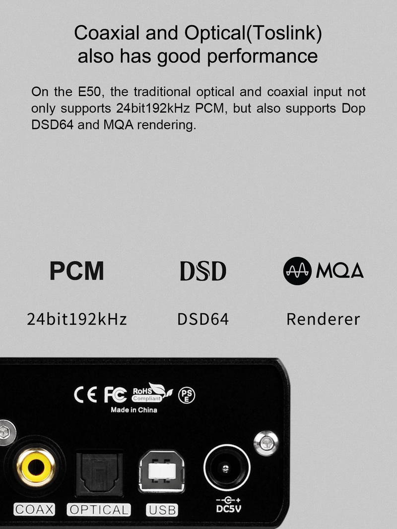 ขาย Topping E50 DAC ตั้งโต๊ะรองรับ MQA, Hi-Res ประกันศูนย์ไทย