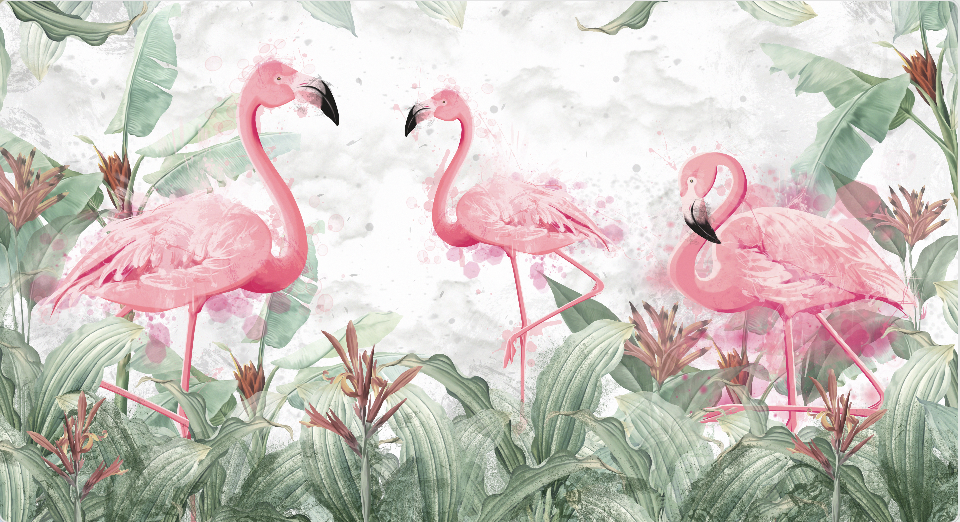 วอลเปเปอร์ภาพป่าเขตร้อน Tropical (สั่งผลิต)
