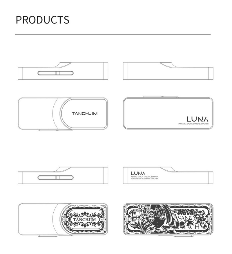 TANCHJIM Luna USB DAC/AMP พกพา ชิป DAC CS43198 x2 ประสิทธิภาพสูง ประกันศูนย์ไทย