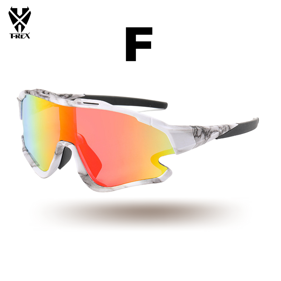แว่นตาปั่นจักรยาน T-REX 8303 กันแดด กันลม กันฝุ่น UV แว่นกันแดด แว่นปั่น