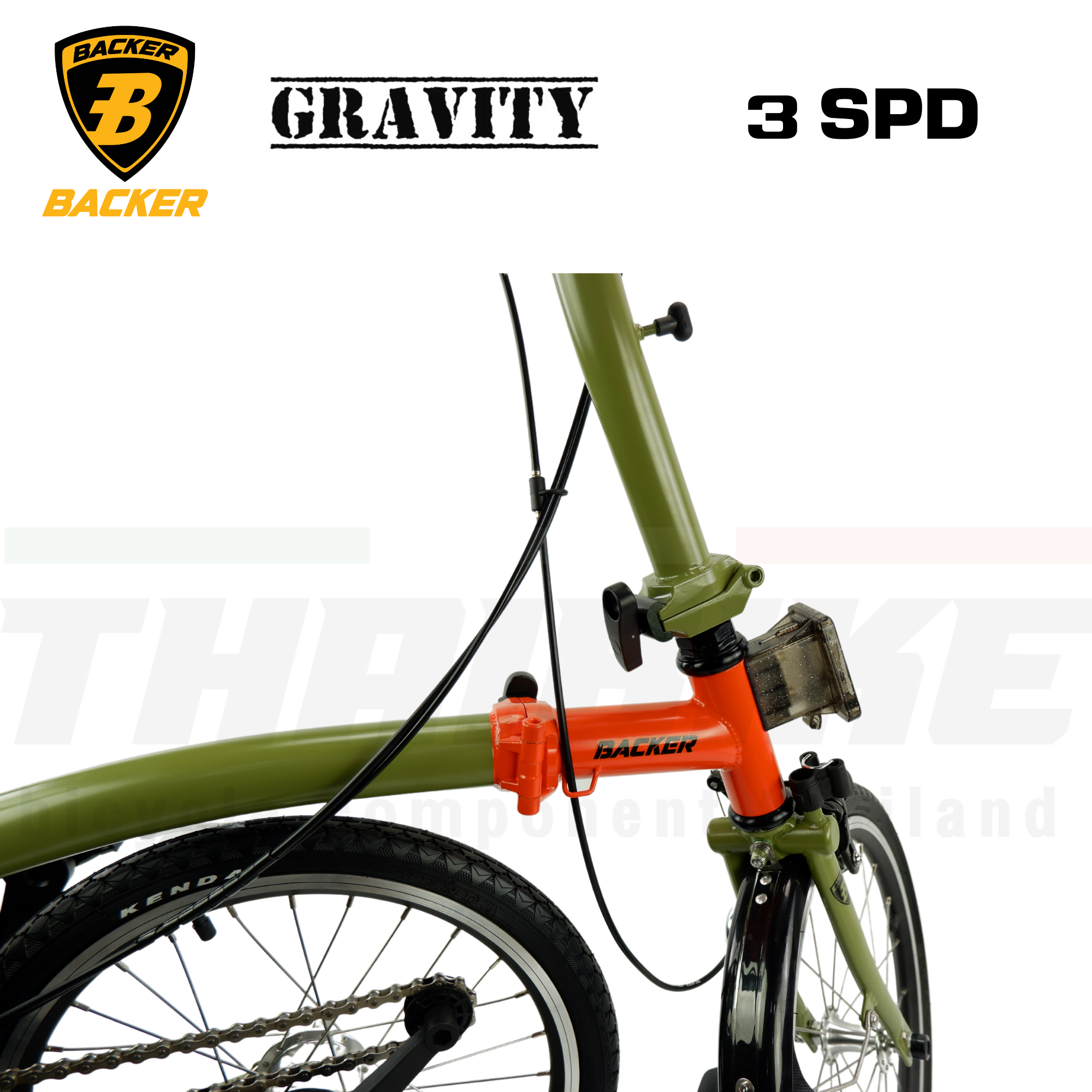 จักรยานพับ BACKER รุ่น Gravity 3 SPD