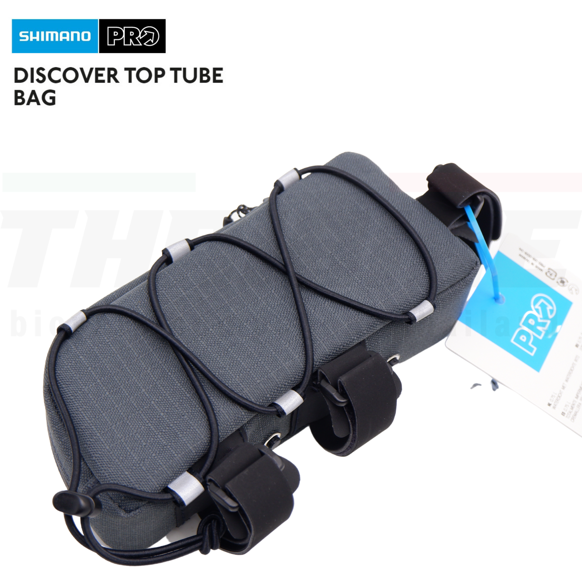 กระเป๋าบนเฟรมจักรยาน SHIMANO PRO GRAVEL รุ่น 0.7L DISCOVER TOP TUBE BAG