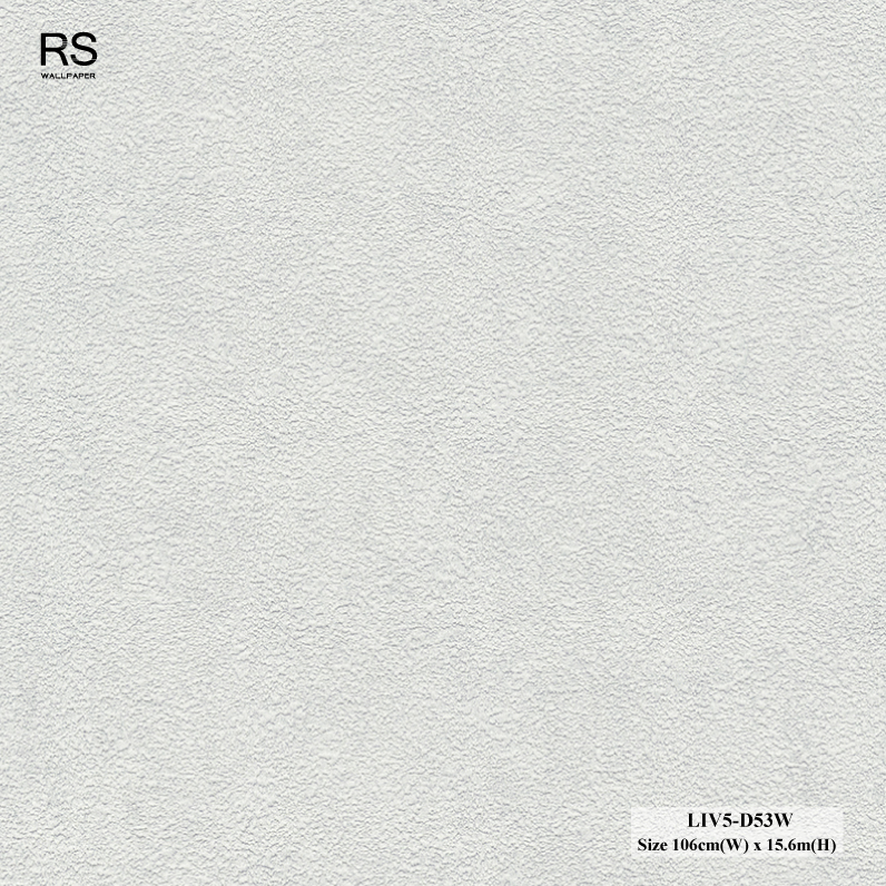 วอลเปเปอร์ลายปูนเปลือย สีเทาอ่อน LIV5-D53W