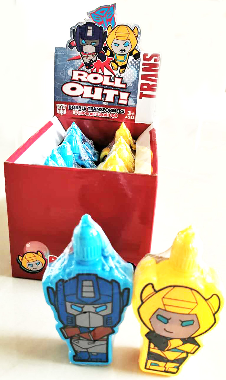 เป่าฟองทรานฟอร์เมอร์กล่อง 12.5 ซม.(ลิขสิทธิ์แท้)