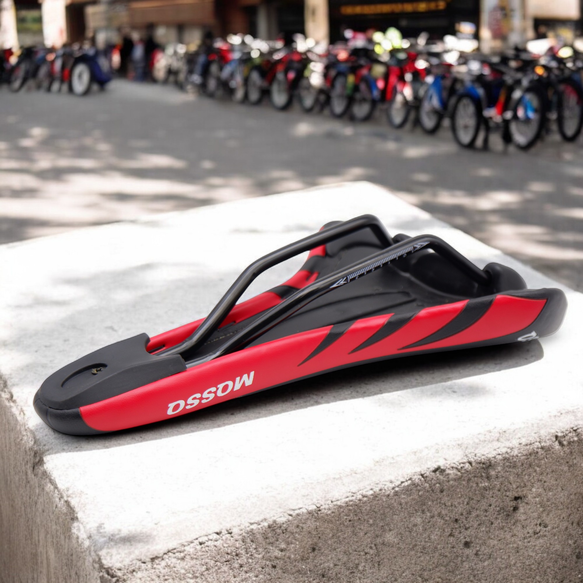 อาน MQSSQ สปอร์ต แคบโค้ง รองรับนั่งไกล สำหรับ Road/MTB ระบายอากาศ ดีไซน์ร่องกลาง