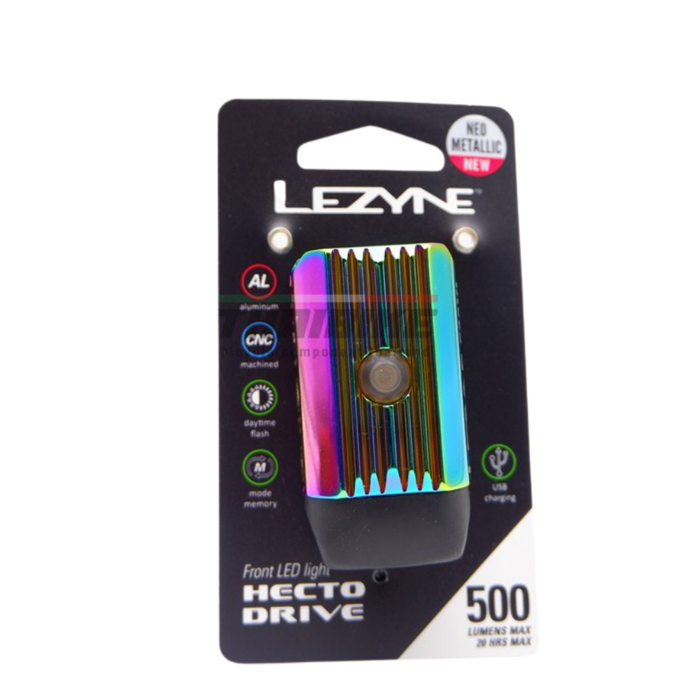 LIMITED ไฟหน้าจักรยาน LEZYNE HECTO DRIVE 500XL | NEO METALLIC