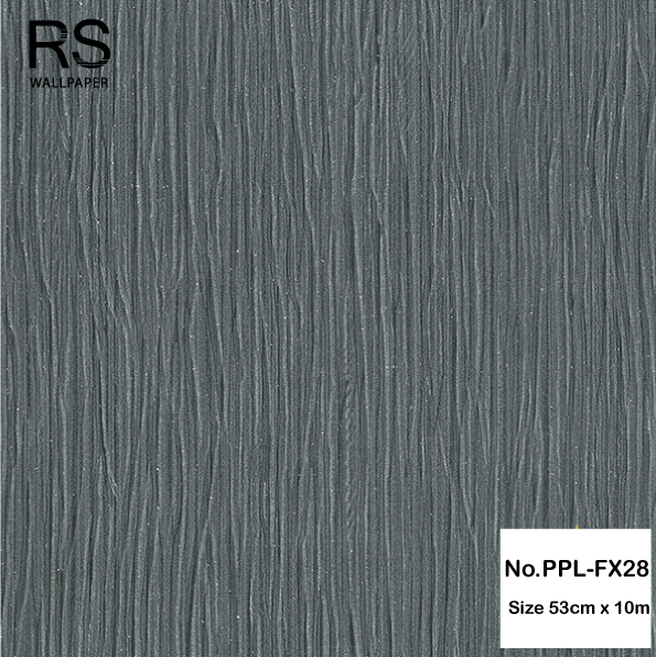 วอลเปเปอร์ สีเทาดำน้ำเงิน มีกากเพชร No.PPL-FX28