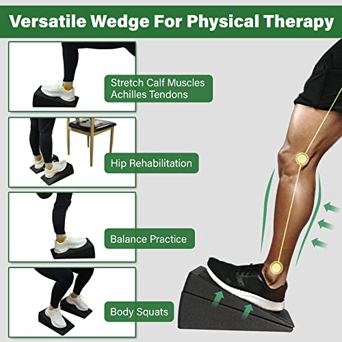 foam slant board แทนยืดเหยียดกล้ามเนื้อ ฟิตเนส โยคะนักวิ่ง ปรับระดับได้ 1 ชุด 3 ชิ้น ปรับองศาได้ ส่งในไทย 2-3 วันรับของ