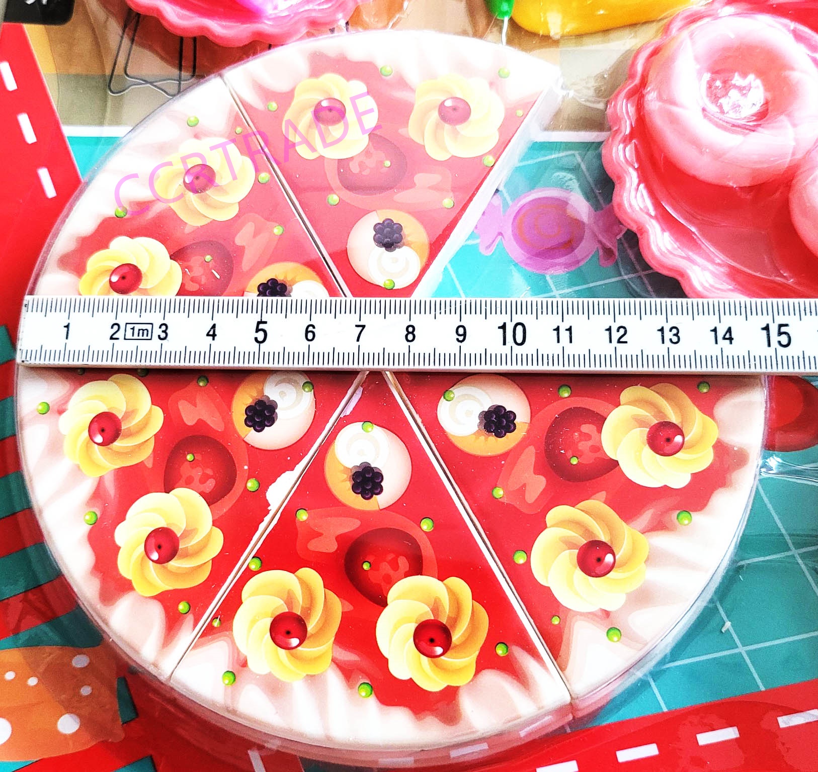 เซ็ทปาร์ตี้เค้กผ่าได้+ขนมหวานแผงใหญ่ 31.5x43 ซม.(1x3)