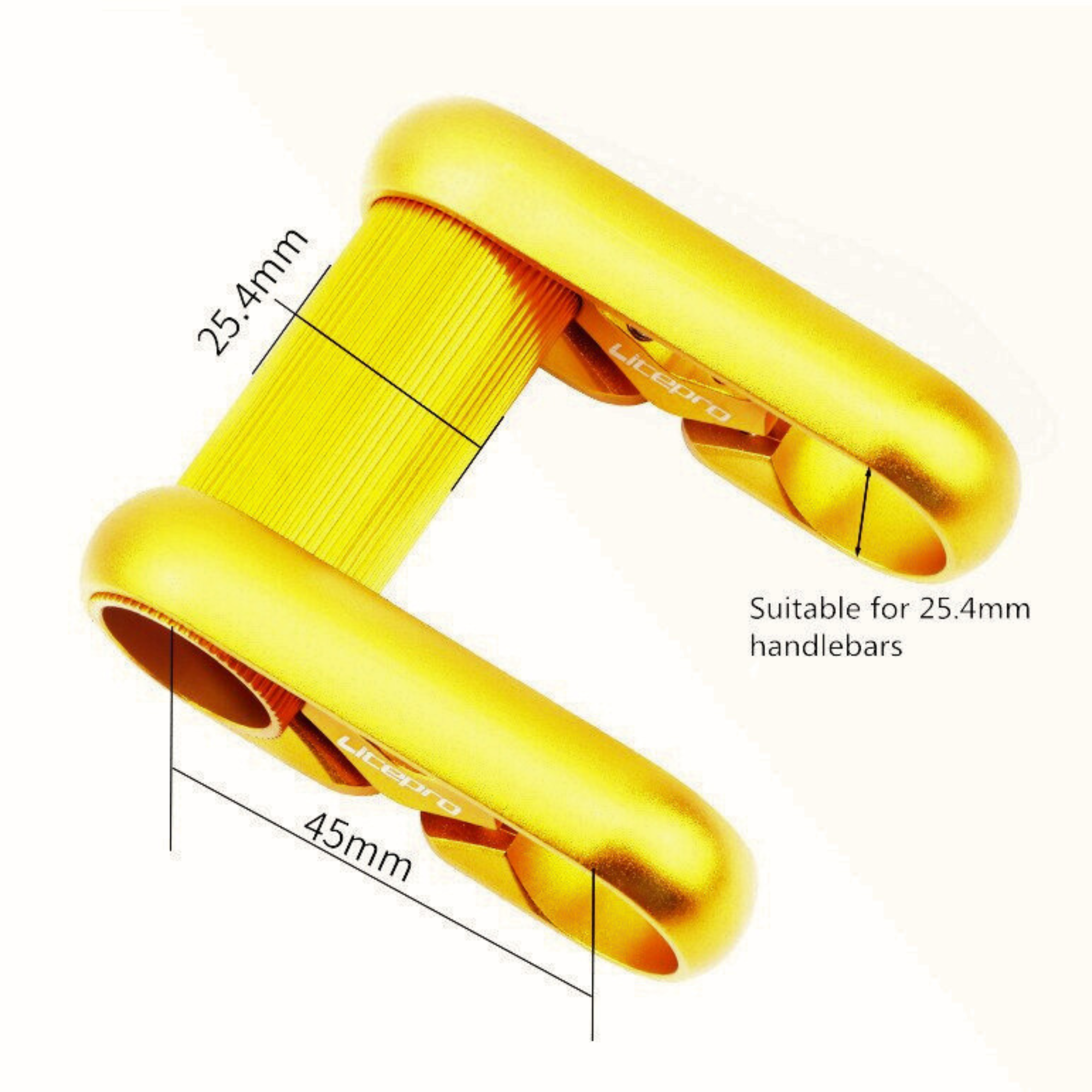 ตัวต่อคอจักรยานพับ Litepro ultra-light double handle