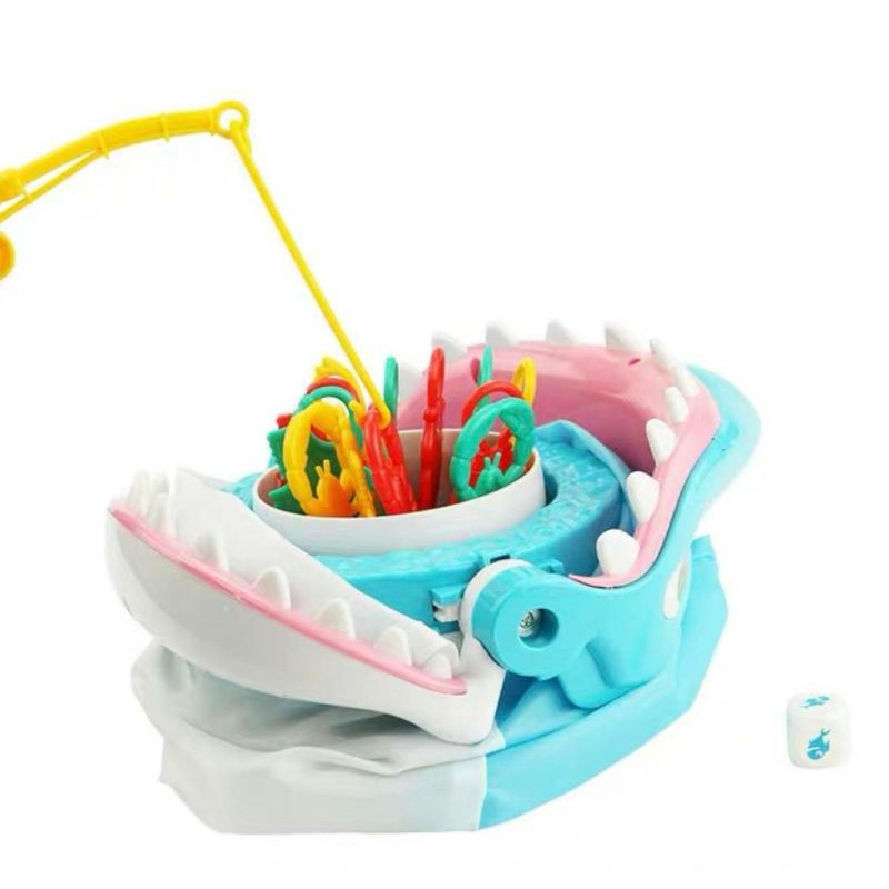 เกมตกปลาในปากปลาฉลาม เกมปลาฉลามงับมือ พร้อมส่งจากไทย