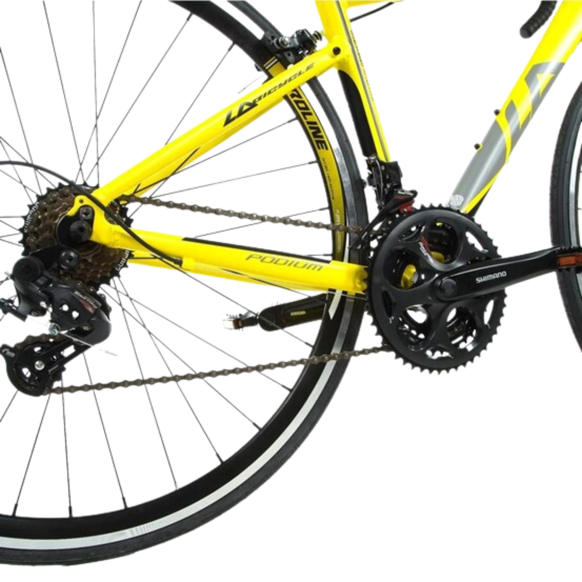 จักรยานเสือหมอบเกียร์ SHIMANO มือตบ LA PODIUM 1.0 700C