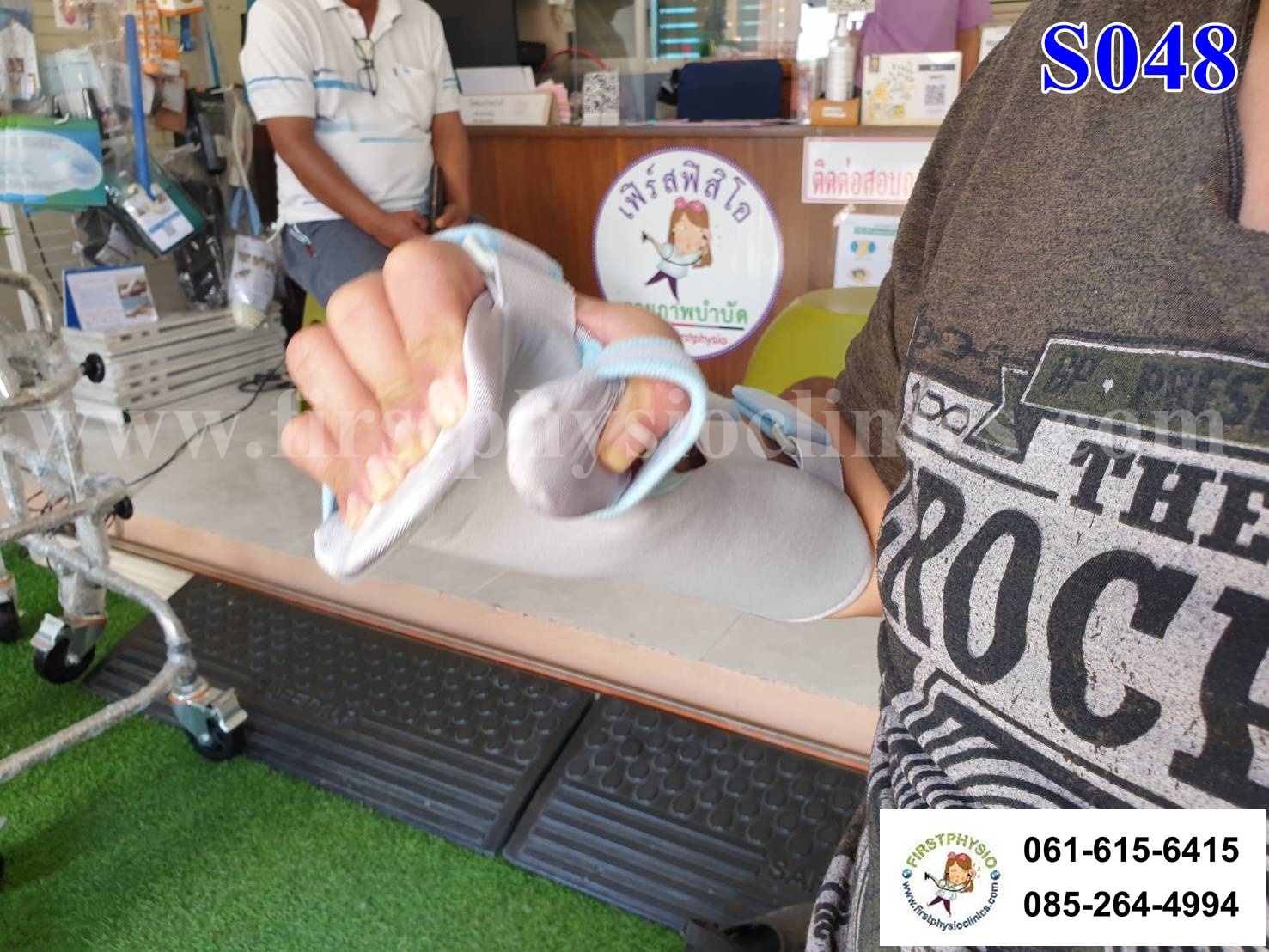 อุปกรณ์ดามกันข้อมืองอ/อุปกรณ์ดามกันนิ้วมืองอแบบบุนุ่ม /อุปกรณ์กายภาพนิ้ว/อุปกรณ์เหยียดนิ้วมือ/พลาสติกดามข้อมือผู้ใหญ่/Soft Hand Splint/wrist hand orthosis